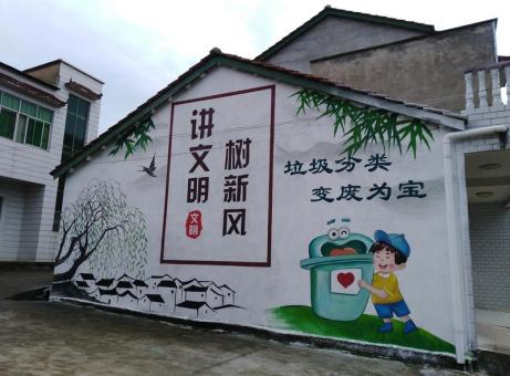 太湖墙绘是现在流行的墙体广告