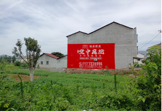 太湖做墙体广告的意义